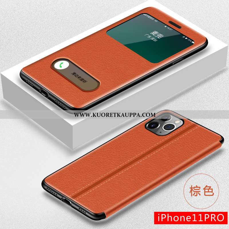 Kuori iPhone 11 Pro, Kuoret iPhone 11 Pro, Kotelo iPhone 11 Pro Nahkakuori Persoonallisuus Tummansin