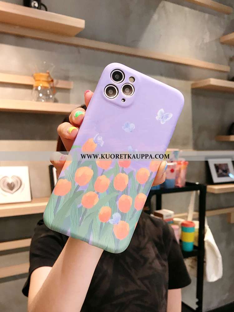 Kuori iPhone 11 Pro, Kuoret iPhone 11 Pro, Kotelo iPhone 11 Pro Pehmeä Neste Pesty Suede Murtumaton 