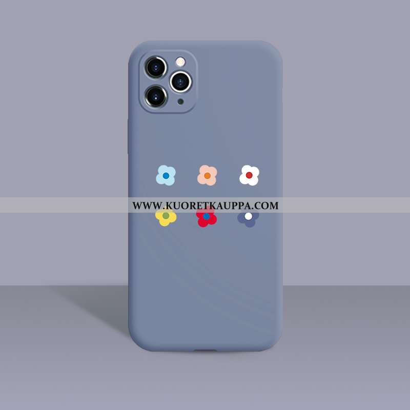 Kuori iPhone 11 Pro, Kuoret iPhone 11 Pro, Kotelo iPhone 11 Pro Pesty Suede Persoonallisuus Sininen 