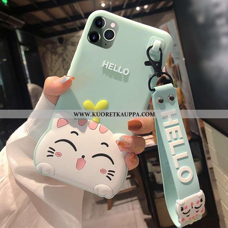 Kuori iPhone 11 Pro, Kuoret iPhone 11 Pro, Kotelo iPhone 11 Pro Sarjakuva Pehmeä Neste Punainen Suoj