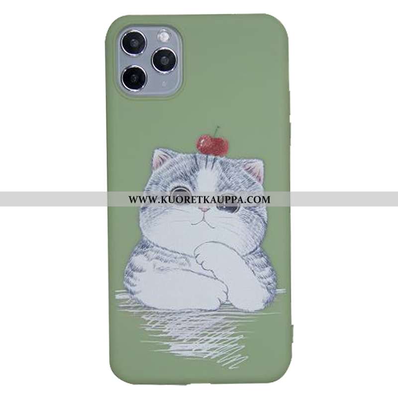 Kuori iPhone 11 Pro, Kuoret iPhone 11 Pro, Kotelo iPhone 11 Pro Silikoni Sarjakuva Ihana Sininen