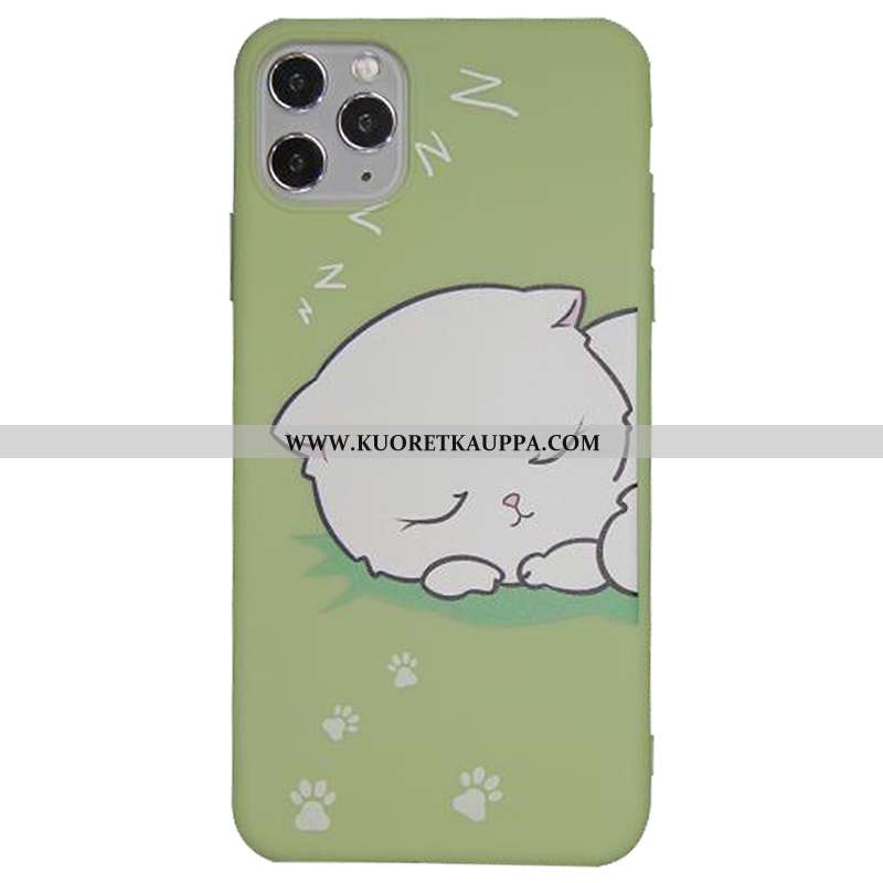 Kuori iPhone 11 Pro, Kuoret iPhone 11 Pro, Kotelo iPhone 11 Pro Silikoni Sarjakuva Ihana Sininen