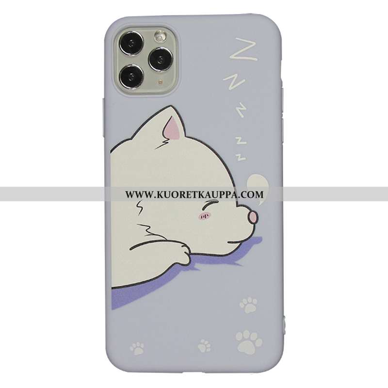 Kuori iPhone 11 Pro, Kuoret iPhone 11 Pro, Kotelo iPhone 11 Pro Silikoni Sarjakuva Ihana Sininen