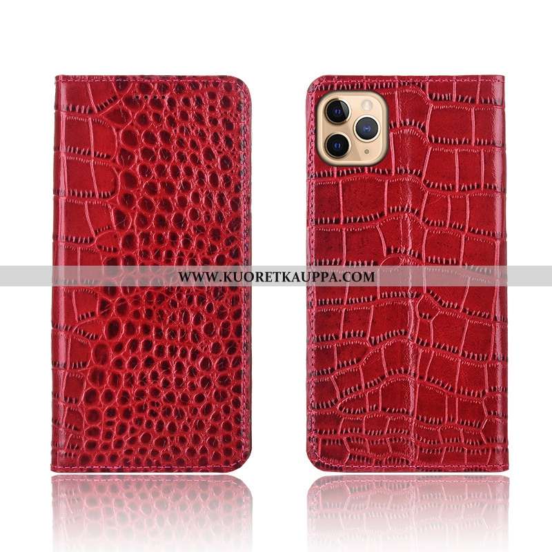 Kuori iPhone 11 Pro, Kuoret iPhone 11 Pro, Kotelo iPhone 11 Pro Silikoni Suojaus Nahkakuori Krokotii