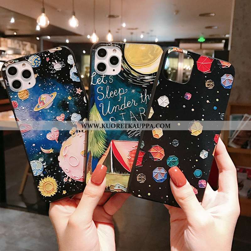 Kuori iPhone 11 Pro, Kuoret iPhone 11 Pro, Kotelo iPhone 11 Pro Suuntaus Pehmeä Neste Musta Persoona