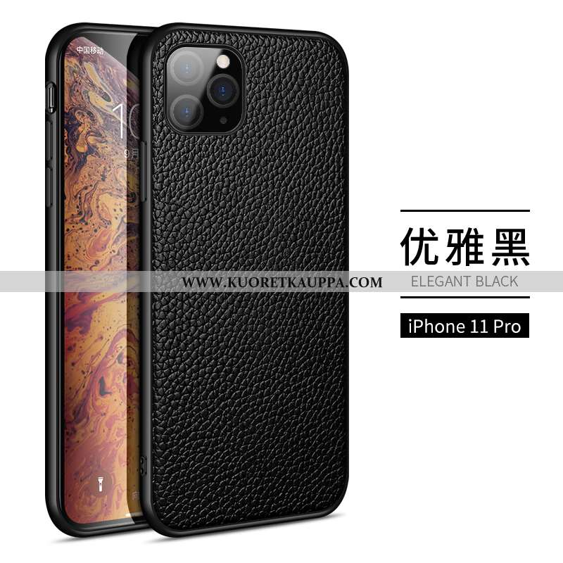 Kuori iPhone 11 Pro, Kuoret iPhone 11 Pro, Kotelo iPhone 11 Pro Tila Aito Nahka Nahkakuori Suuntaus 