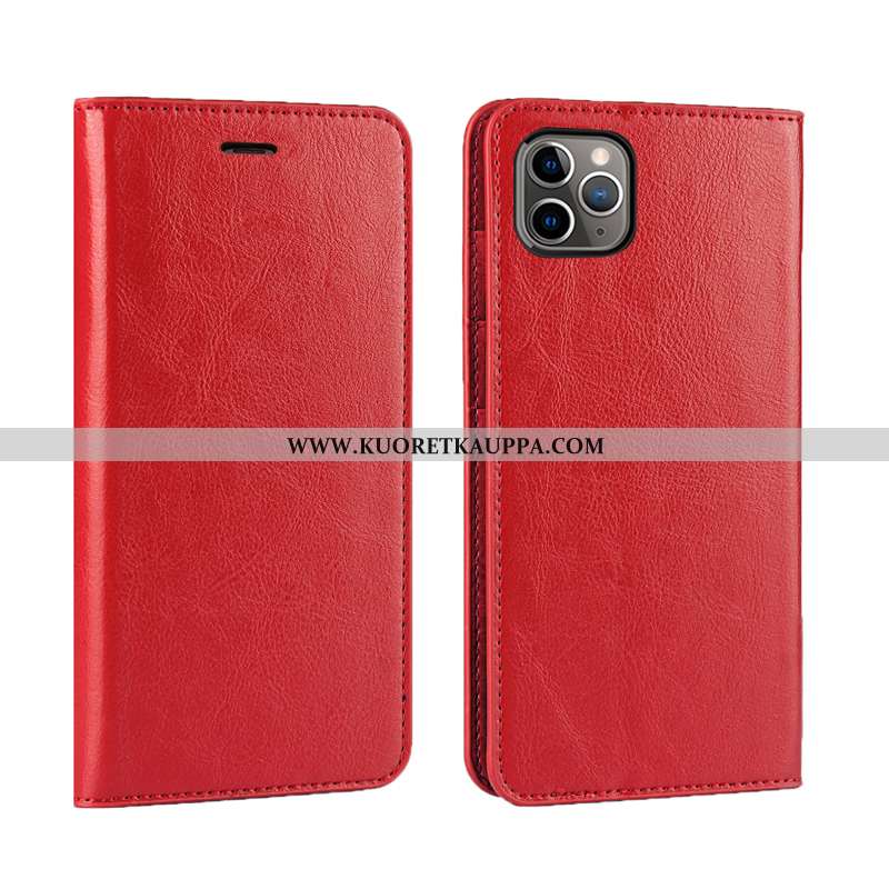 Kuori iPhone 11 Pro, Kuoret iPhone 11 Pro, Kotelo iPhone 11 Pro Ylellisyys Aito Nahka Murtumaton Pun