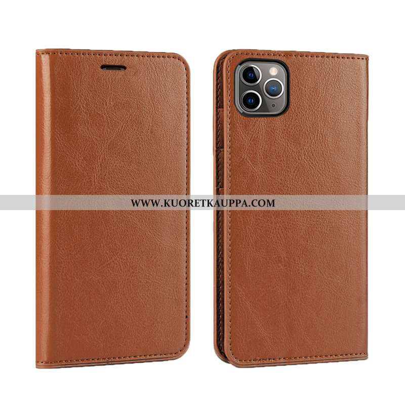 Kuori iPhone 11 Pro, Kuoret iPhone 11 Pro, Kotelo iPhone 11 Pro Ylellisyys Aito Nahka Murtumaton Pun