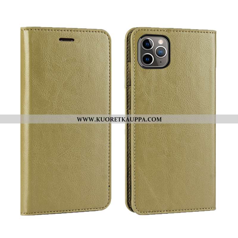 Kuori iPhone 11 Pro, Kuoret iPhone 11 Pro, Kotelo iPhone 11 Pro Ylellisyys Aito Nahka Murtumaton Pun