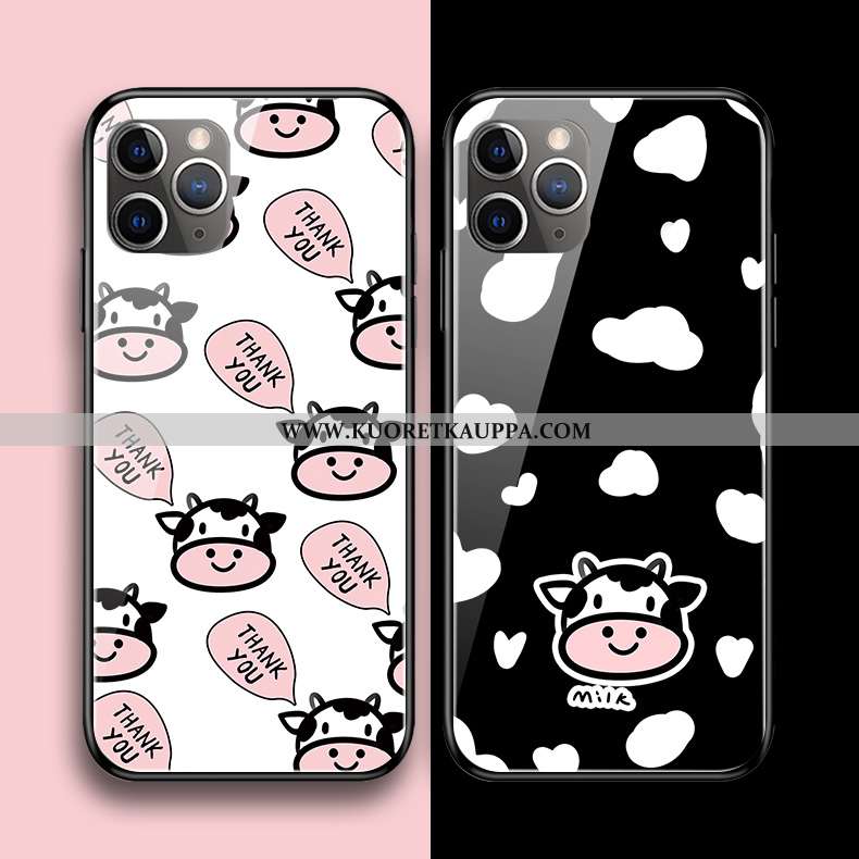 Kuori iPhone 11 Pro Max, Kuoret iPhone 11 Pro Max, Kotelo iPhone 11 Pro Max Lasi Sarjakuva Alkuperäi