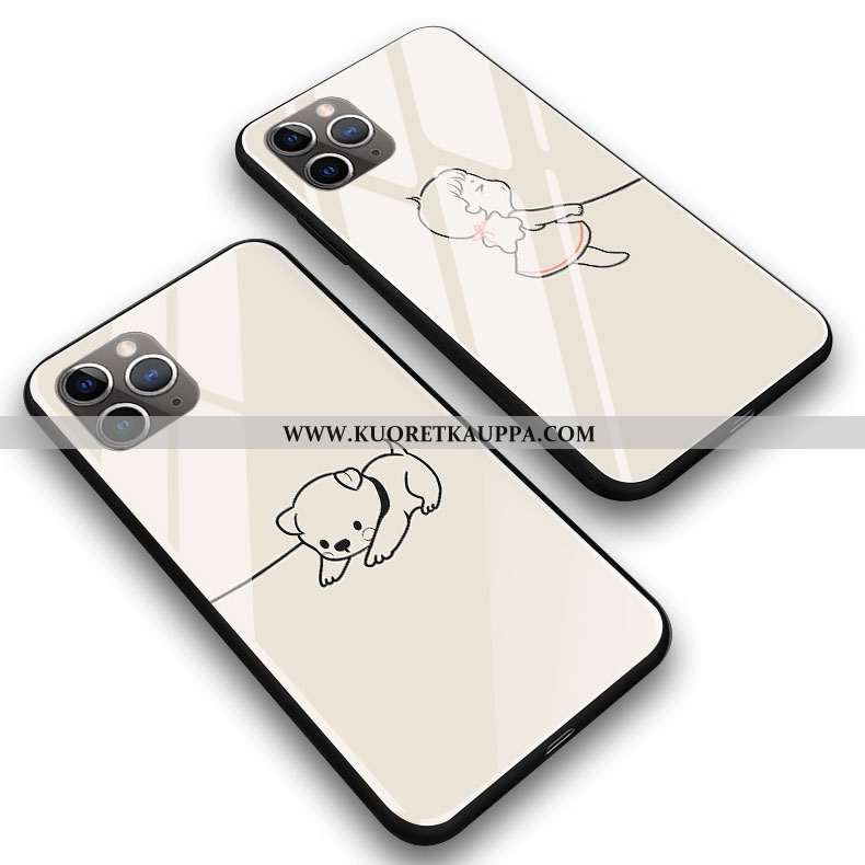 Kuori iPhone 11 Pro Max, Kuoret iPhone 11 Pro Max, Kotelo iPhone 11 Pro Max Lasi Silikoni Suojaus Pu