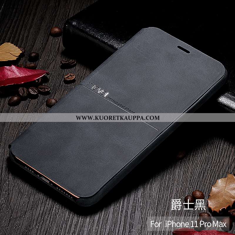 Kuori iPhone 11 Pro Max, Kuoret iPhone 11 Pro Max, Kotelo iPhone 11 Pro Max Nahka Valo Valo Suojausk
