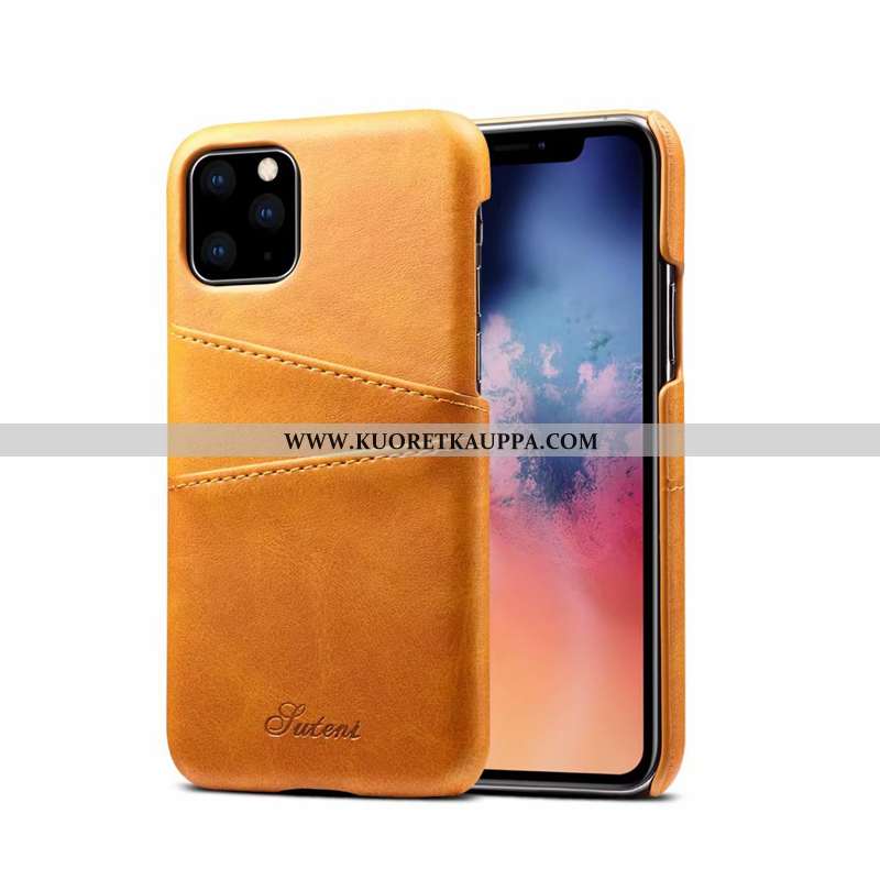 Kuori iPhone 11 Pro Max, Kuoret iPhone 11 Pro Max, Kotelo iPhone 11 Pro Max Nahkakuori Pesty Suede N