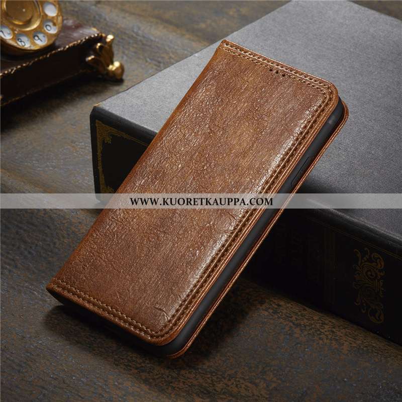 Kuori iPhone 11 Pro Max, Kuoret iPhone 11 Pro Max, Kotelo iPhone 11 Pro Max Salkku Nahka Kortti Puhe