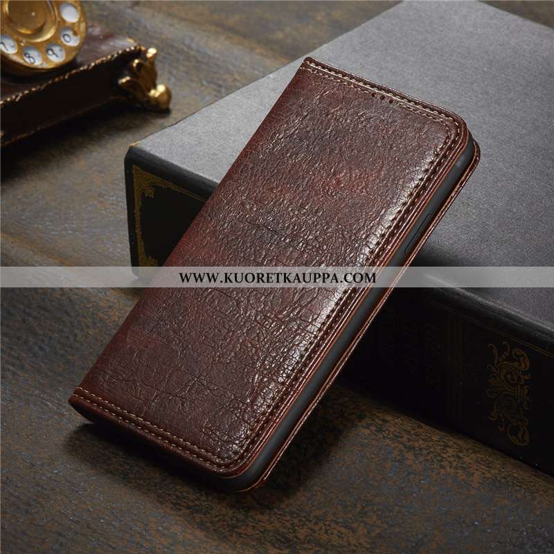 Kuori iPhone 11 Pro Max, Kuoret iPhone 11 Pro Max, Kotelo iPhone 11 Pro Max Salkku Nahka Kortti Puhe