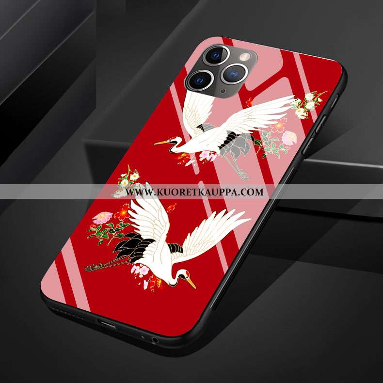 Kuori iPhone 11 Pro Max, Kuoret iPhone 11 Pro Max, Kotelo iPhone 11 Pro Max Silikoni Lasi Sininen Pe