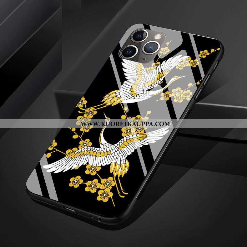 Kuori iPhone 11 Pro Max, Kuoret iPhone 11 Pro Max, Kotelo iPhone 11 Pro Max Silikoni Lasi Sininen Pe