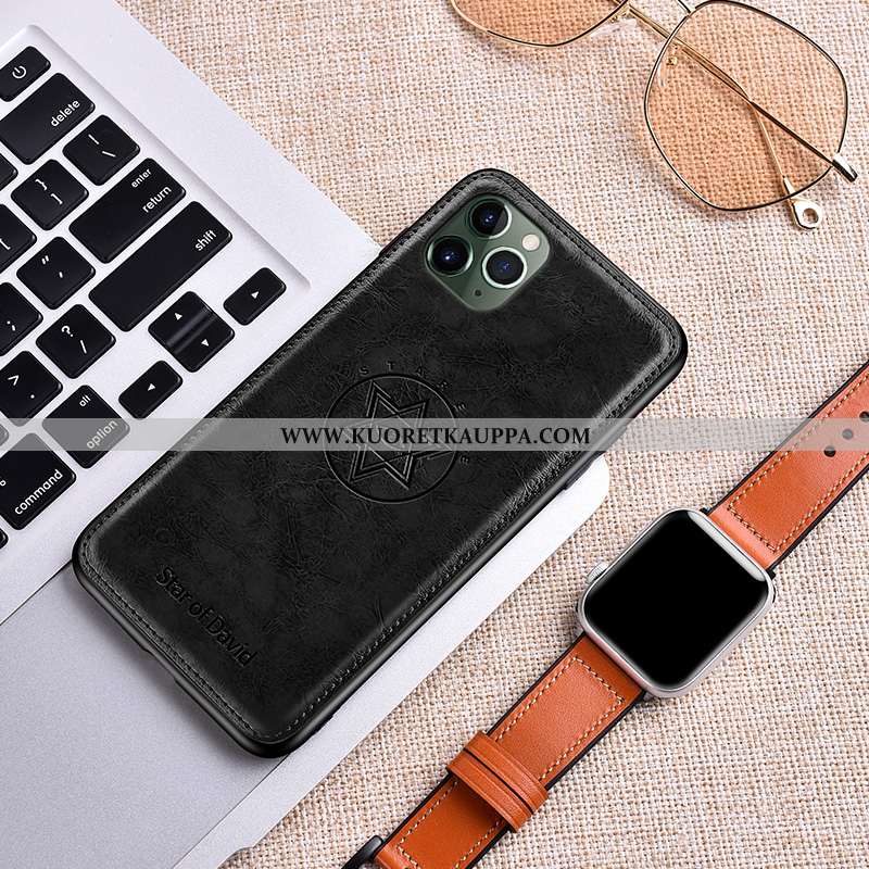Kuori iPhone 11 Pro Max, Kuoret iPhone 11 Pro Max, Kotelo iPhone 11 Pro Max Silikoni Nahkakuori Vihr