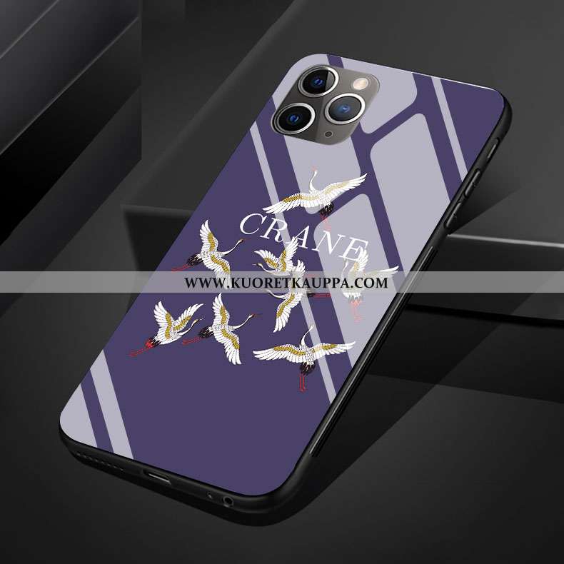 Kuori iPhone 11 Pro Max, Kuoret iPhone 11 Pro Max, Kotelo iPhone 11 Pro Max Suojaus Lasi Punainen Ta