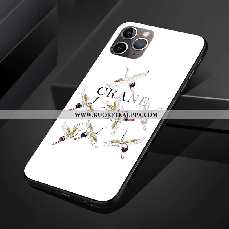 Kuori iPhone 11 Pro Max, Kuoret iPhone 11 Pro Max, Kotelo iPhone 11 Pro Max Suojaus Lasi Punainen Ta