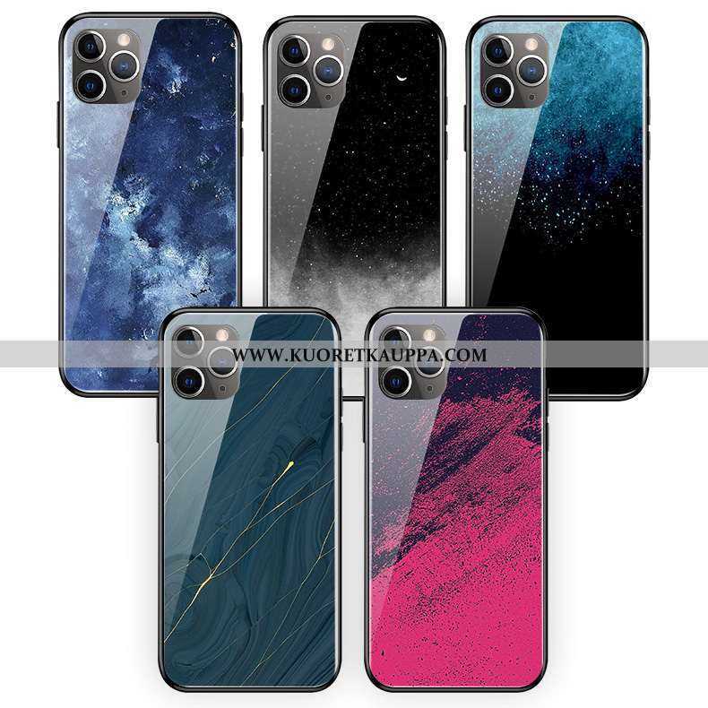 Kuori iPhone 11 Pro Max, Kuoret iPhone 11 Pro Max, Kotelo iPhone 11 Pro Max Suojaus Lasi Silikoni Pu