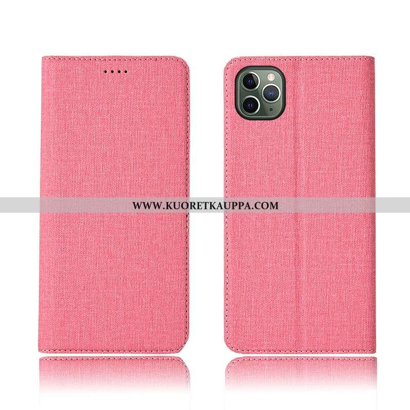 Kuori iPhone 11 Pro Max, Kuoret iPhone 11 Pro Max, Kotelo iPhone 11 Pro Max Suojaus Pellava Puhelime