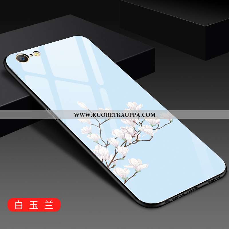 Kuori iPhone 6/6s, Kuoret iPhone 6/6s, Kotelo iPhone 6/6s Lasi Tila Puhelimen Suuntaus Mustat