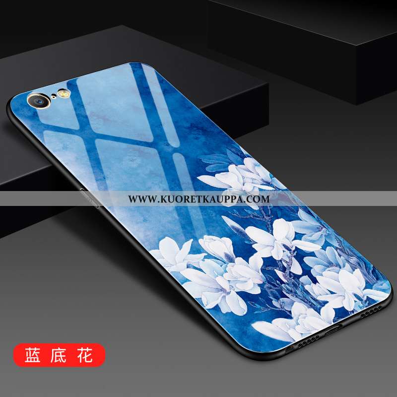 Kuori iPhone 6/6s, Kuoret iPhone 6/6s, Kotelo iPhone 6/6s Lasi Tila Puhelimen Suuntaus Mustat