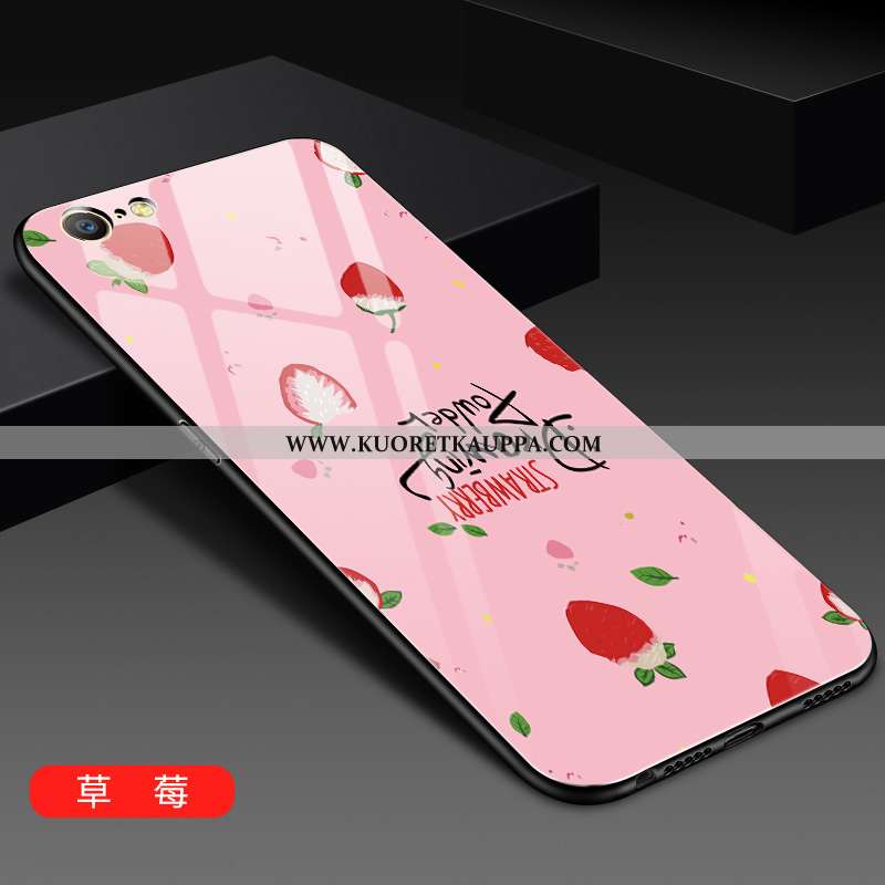 Kuori iPhone 6/6s, Kuoret iPhone 6/6s, Kotelo iPhone 6/6s Lasi Tila Puhelimen Suuntaus Mustat