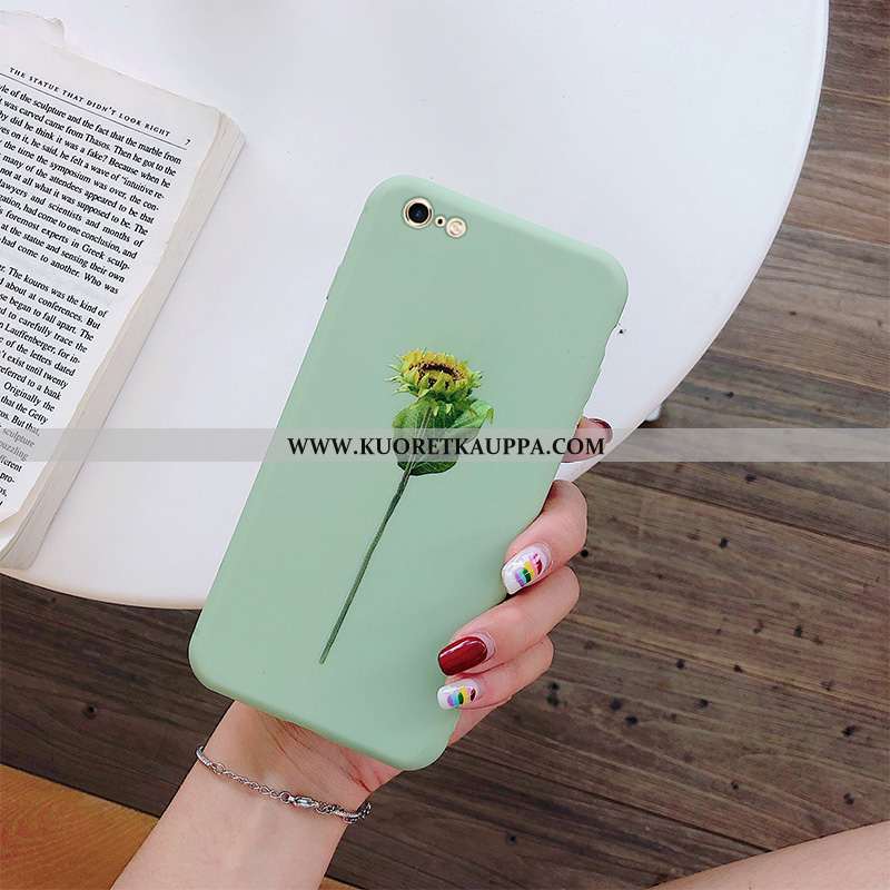 Kuori iPhone 6/6s, Kuoret iPhone 6/6s, Kotelo iPhone 6/6s Luova Pehmeä Neste Uusi Silikoni Vihreä