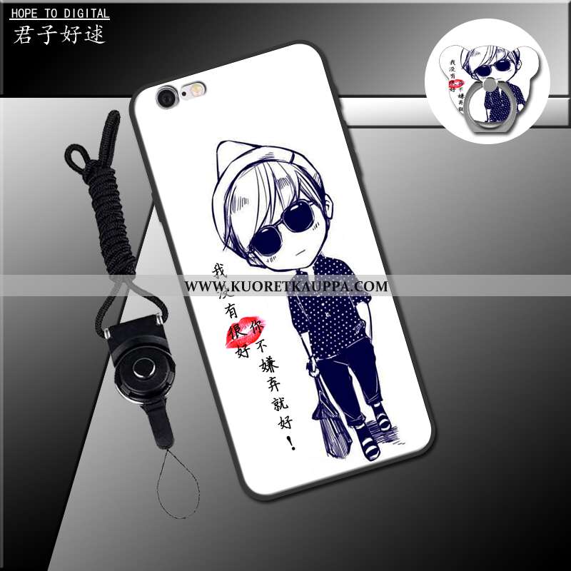 Kuori iPhone 6/6s, Kuoret iPhone 6/6s, Kotelo iPhone 6/6s Pehmeä Neste Puhelimen Musta Mustat