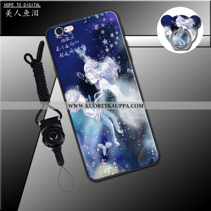 Kuori iPhone 6/6s, Kuoret iPhone 6/6s, Kotelo iPhone 6/6s Pehmeä Neste Puhelimen Musta Mustat