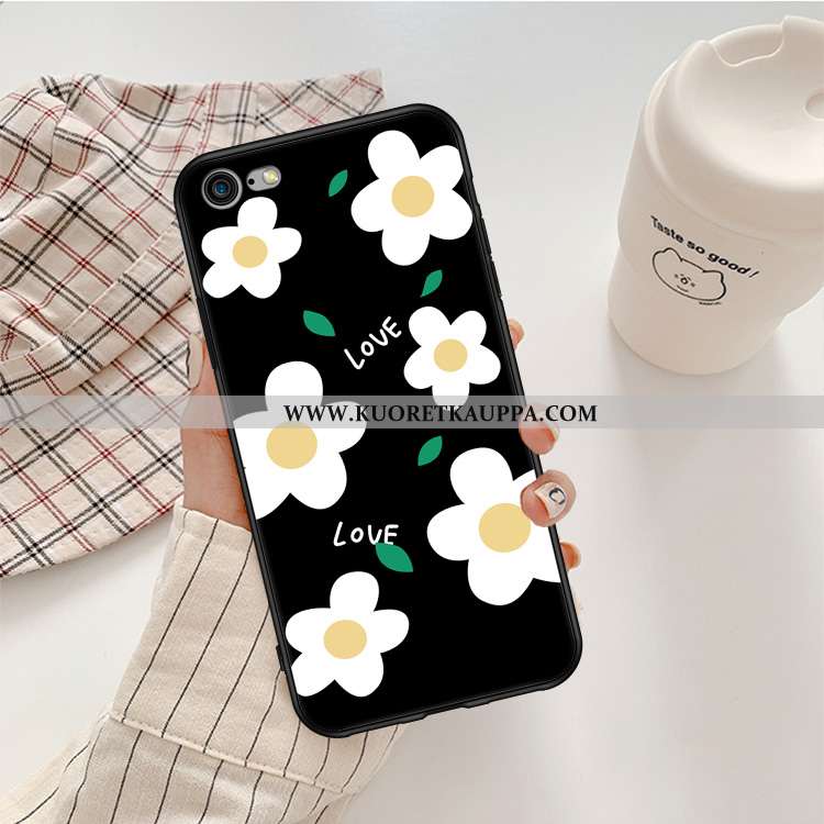 Kuori iPhone 6/6s, Kuoret iPhone 6/6s, Kotelo iPhone 6/6s Pehmeä Neste Päivänkakkara Musta Mustat