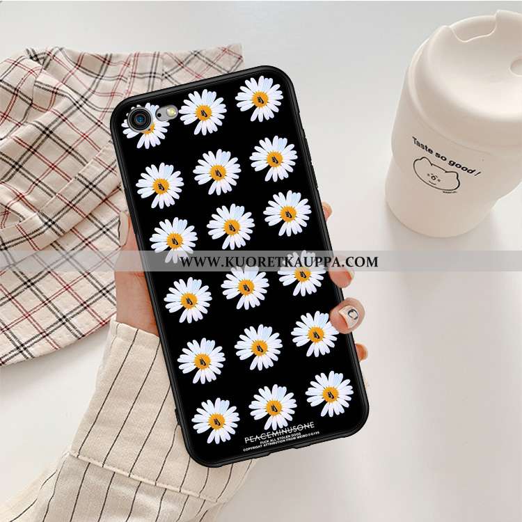 Kuori iPhone 6/6s, Kuoret iPhone 6/6s, Kotelo iPhone 6/6s Pehmeä Neste Päivänkakkara Musta Mustat