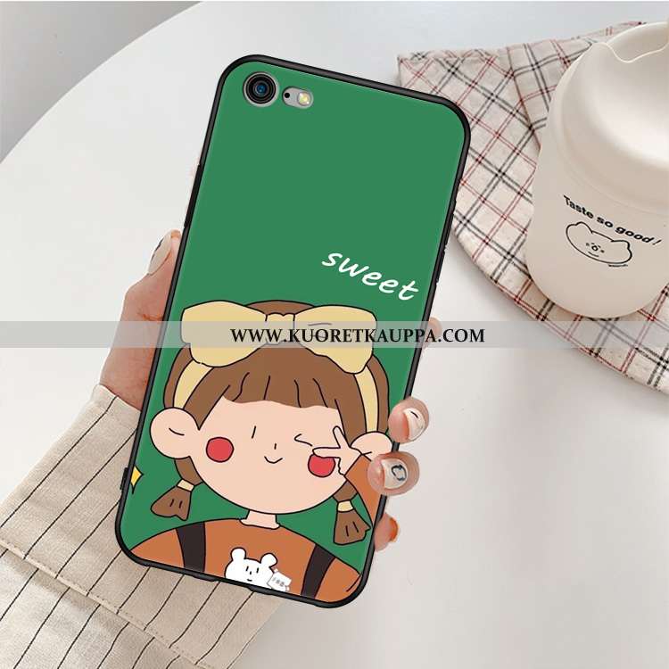 Kuori iPhone 6/6s, Kuoret iPhone 6/6s, Kotelo iPhone 6/6s Pehmeä Neste Päivänkakkara Musta Mustat