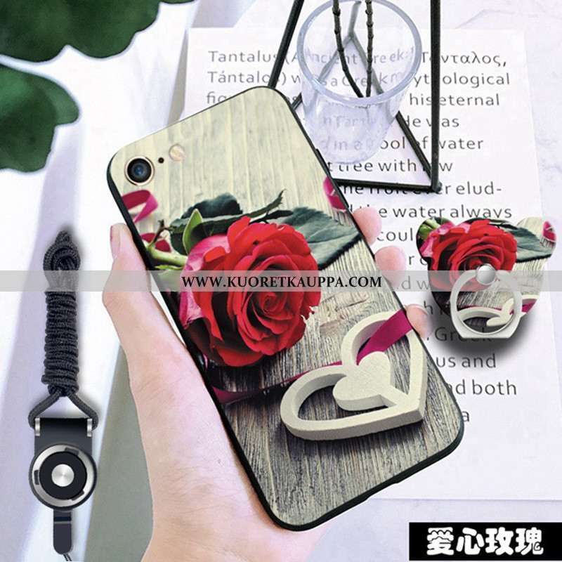 Kuori iPhone 6/6s, Kuoret iPhone 6/6s, Kotelo iPhone 6/6s Pehmeä Neste Suojaus Murtumaton Musta Must