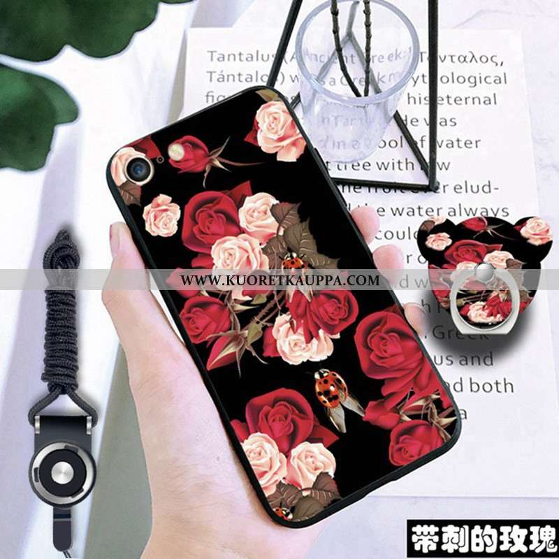 Kuori iPhone 6/6s, Kuoret iPhone 6/6s, Kotelo iPhone 6/6s Pehmeä Neste Suojaus Murtumaton Musta Must