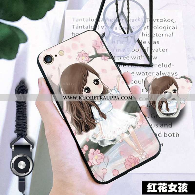 Kuori iPhone 6/6s, Kuoret iPhone 6/6s, Kotelo iPhone 6/6s Pehmeä Neste Suojaus Murtumaton Musta Must