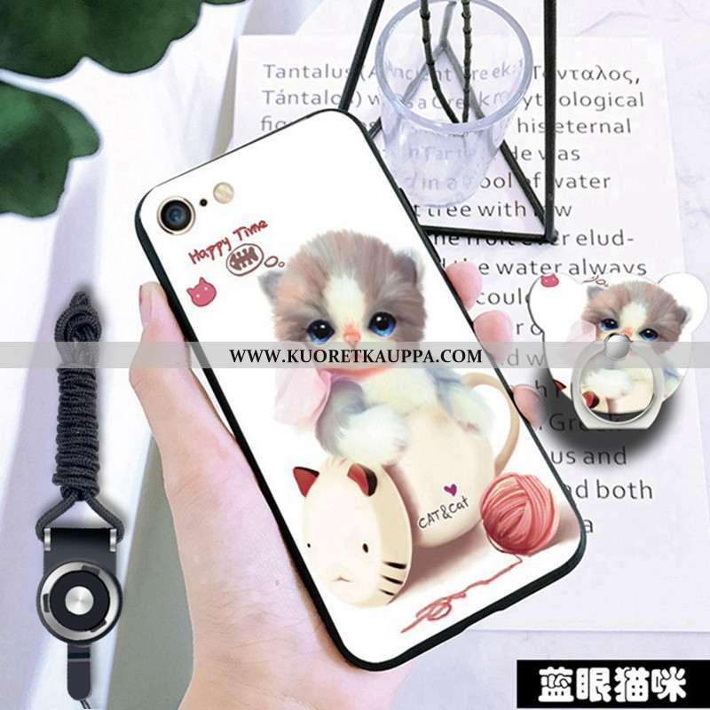 Kuori iPhone 6/6s, Kuoret iPhone 6/6s, Kotelo iPhone 6/6s Pehmeä Neste Suojaus Murtumaton Musta Must