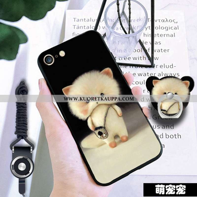 Kuori iPhone 6/6s, Kuoret iPhone 6/6s, Kotelo iPhone 6/6s Pehmeä Neste Suojaus Murtumaton Musta Must