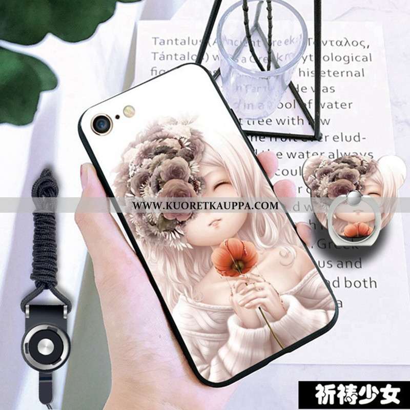 Kuori iPhone 6/6s, Kuoret iPhone 6/6s, Kotelo iPhone 6/6s Pehmeä Neste Suojaus Murtumaton Musta Must