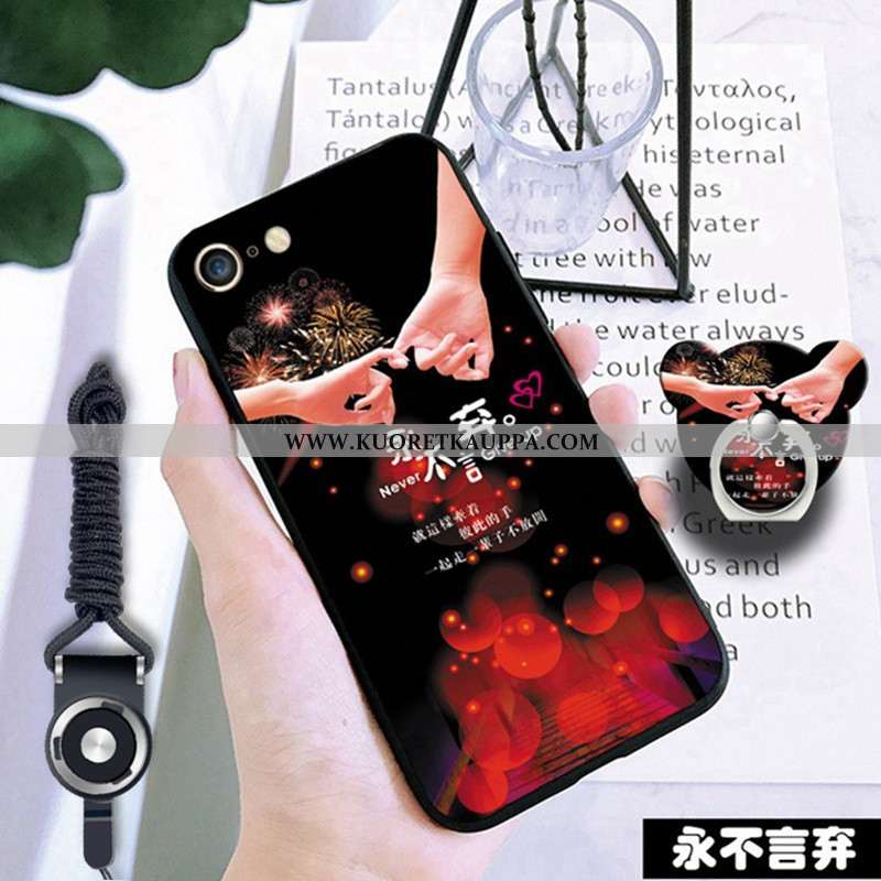 Kuori iPhone 6/6s, Kuoret iPhone 6/6s, Kotelo iPhone 6/6s Pehmeä Neste Suojaus Murtumaton Musta Must