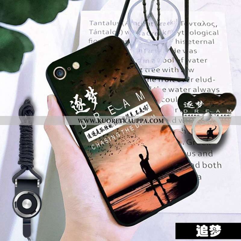 Kuori iPhone 6/6s, Kuoret iPhone 6/6s, Kotelo iPhone 6/6s Pehmeä Neste Suojaus Murtumaton Musta Must