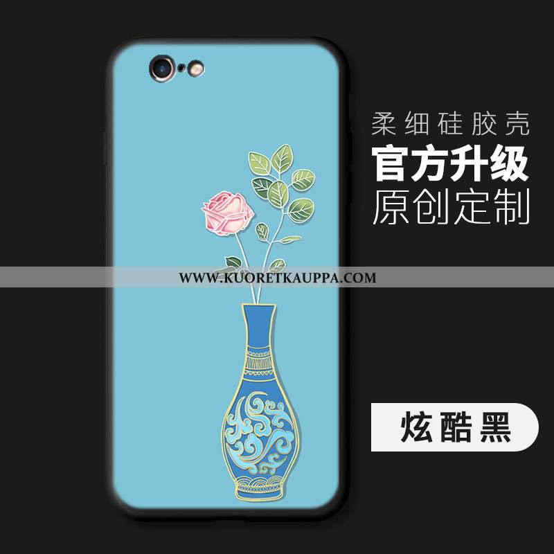 Kuori iPhone 6/6s, Kuoret iPhone 6/6s, Kotelo iPhone 6/6s Pehmeä Neste Valo Pieni Murtumaton Sininen