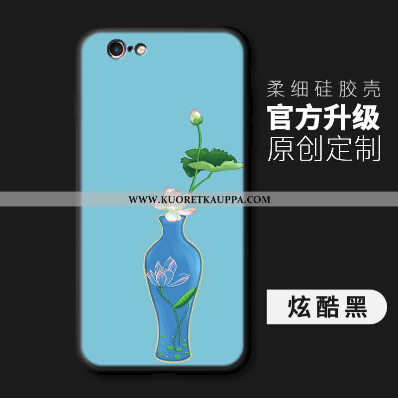 Kuori iPhone 6/6s, Kuoret iPhone 6/6s, Kotelo iPhone 6/6s Pehmeä Neste Valo Pieni Murtumaton Sininen