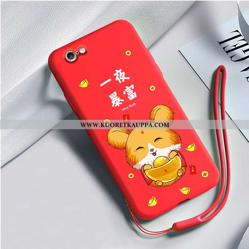 Kuori iPhone 6/6s, Kuoret iPhone 6/6s, Kotelo iPhone 6/6s Persoonallisuus Pehmeä Neste Net Red Suoja