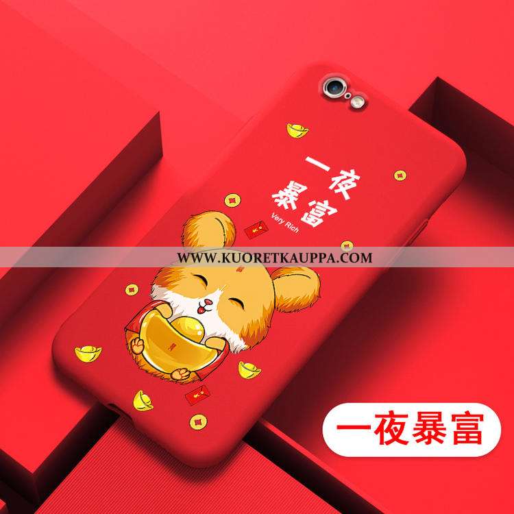 Kuori iPhone 6/6s, Kuoret iPhone 6/6s, Kotelo iPhone 6/6s Persoonallisuus Pehmeä Neste Net Red Suoja