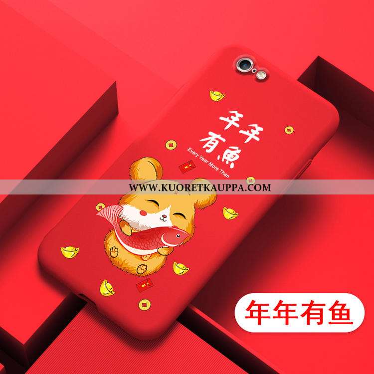 Kuori iPhone 6/6s, Kuoret iPhone 6/6s, Kotelo iPhone 6/6s Persoonallisuus Pehmeä Neste Net Red Suoja