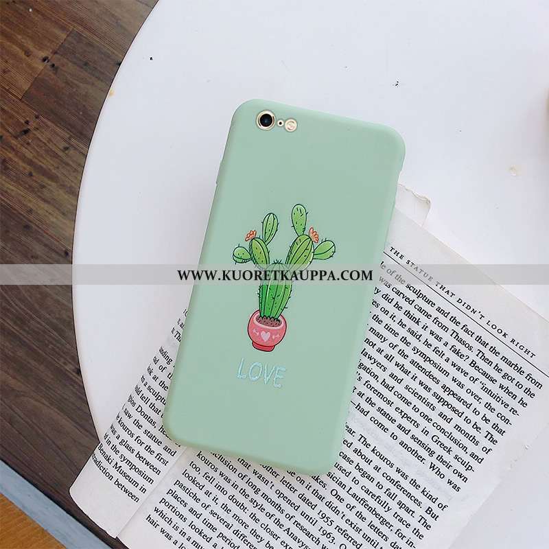 Kuori iPhone 6/6s, Kuoret iPhone 6/6s, Kotelo iPhone 6/6s Pesty Suede Persoonallisuus Vihreä Suojaus