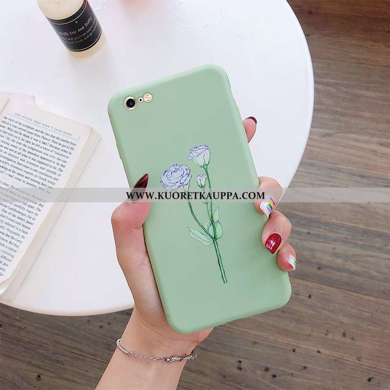 Kuori iPhone 6/6s, Kuoret iPhone 6/6s, Kotelo iPhone 6/6s Pesty Suede Persoonallisuus Vihreä Suojaus